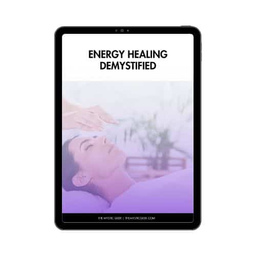 Tablet Flat Lay - Energy Healing