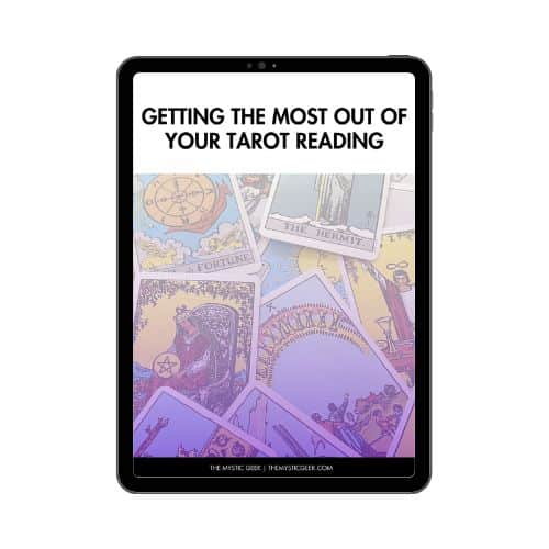Tablet Flat Lay - Tarot